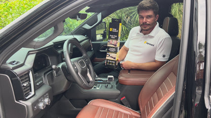 GAP GUARD -  Patented Car Seat Gap Filler - Insert Between The Seat and Center Console - Secure Universal Fit Driver and Passenger Side - As Seen On TV - Set of 2 (Automotive Fabric)